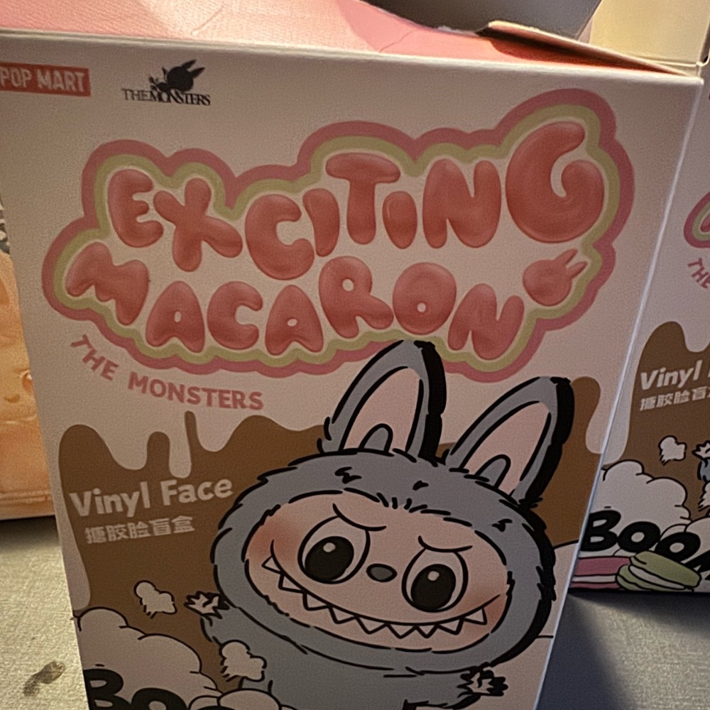 The Monsters Exciting Macaron lychee berry.